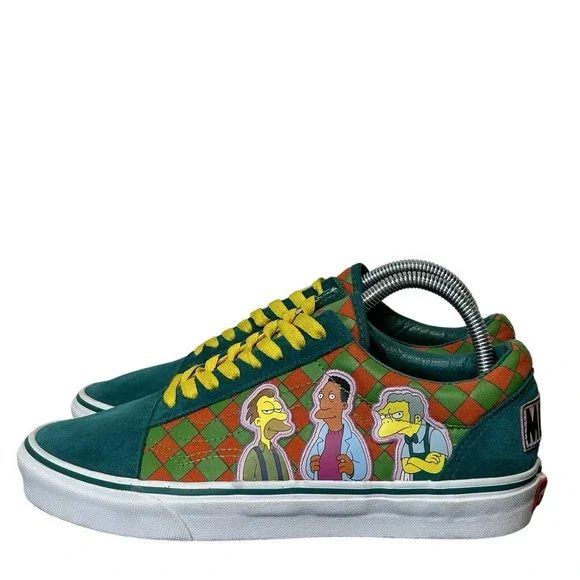 The Simpsons x Vans Old Skool Moe's Tavern Sneakers Men's Size 8 Women's 9.5